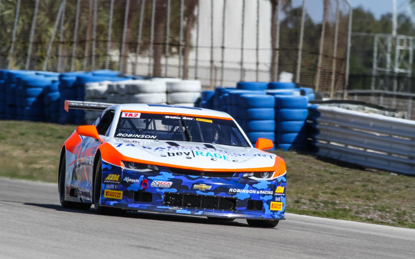 Robinson Racing duo leads TA2 Practice 2, Ernie Francis, Jr.,  sets the pace for TA at Sebring